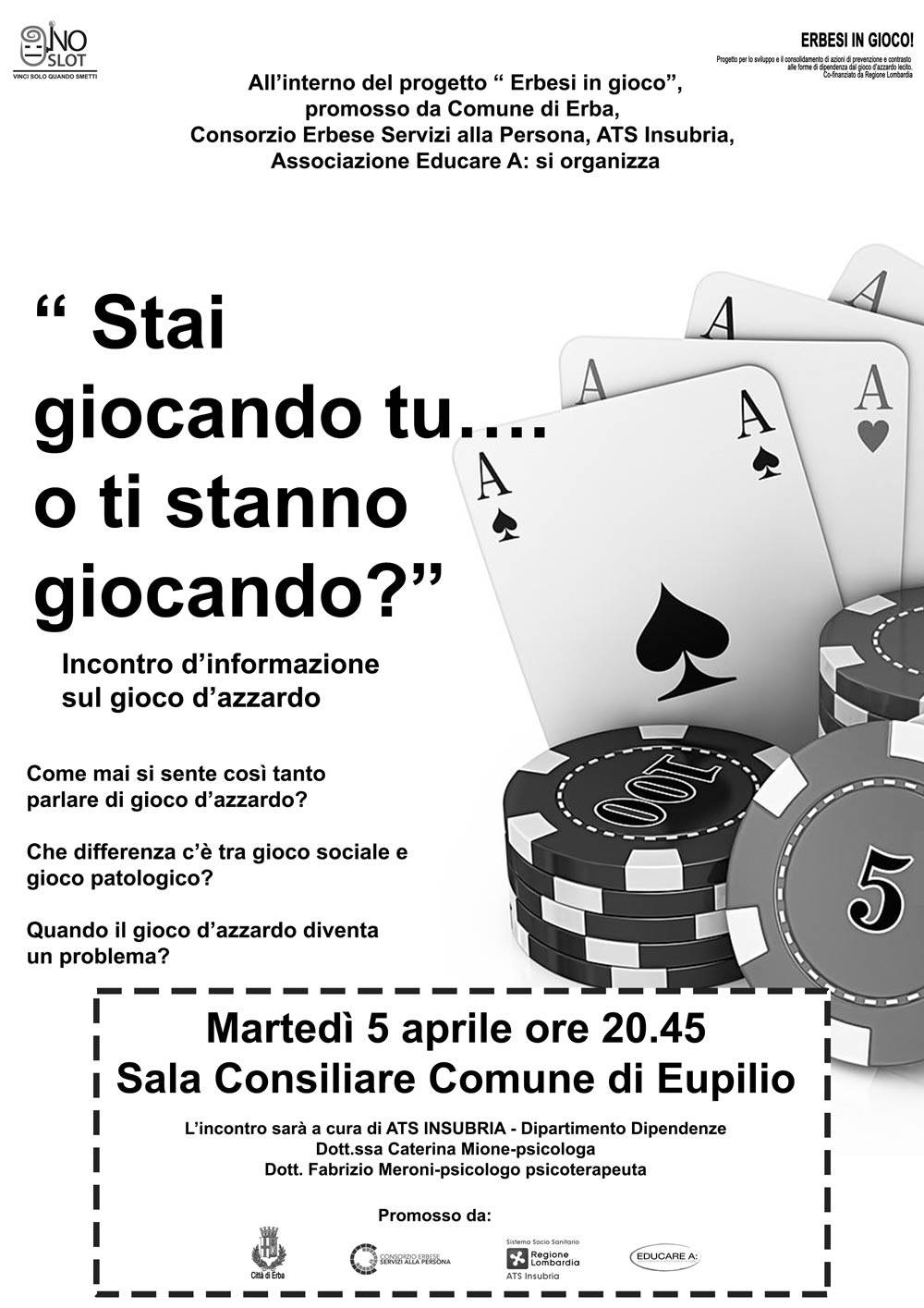 erbesi in gioco azzardo como lecco